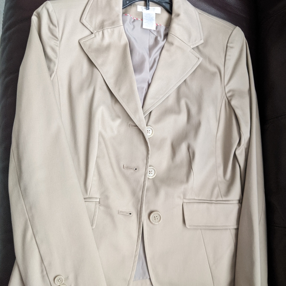 WORTHINGTON cotton nylon spandex stretch jacket